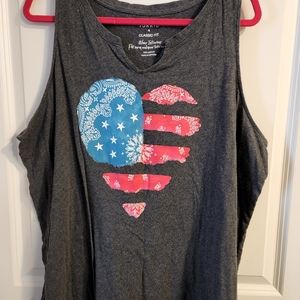 American flag tank